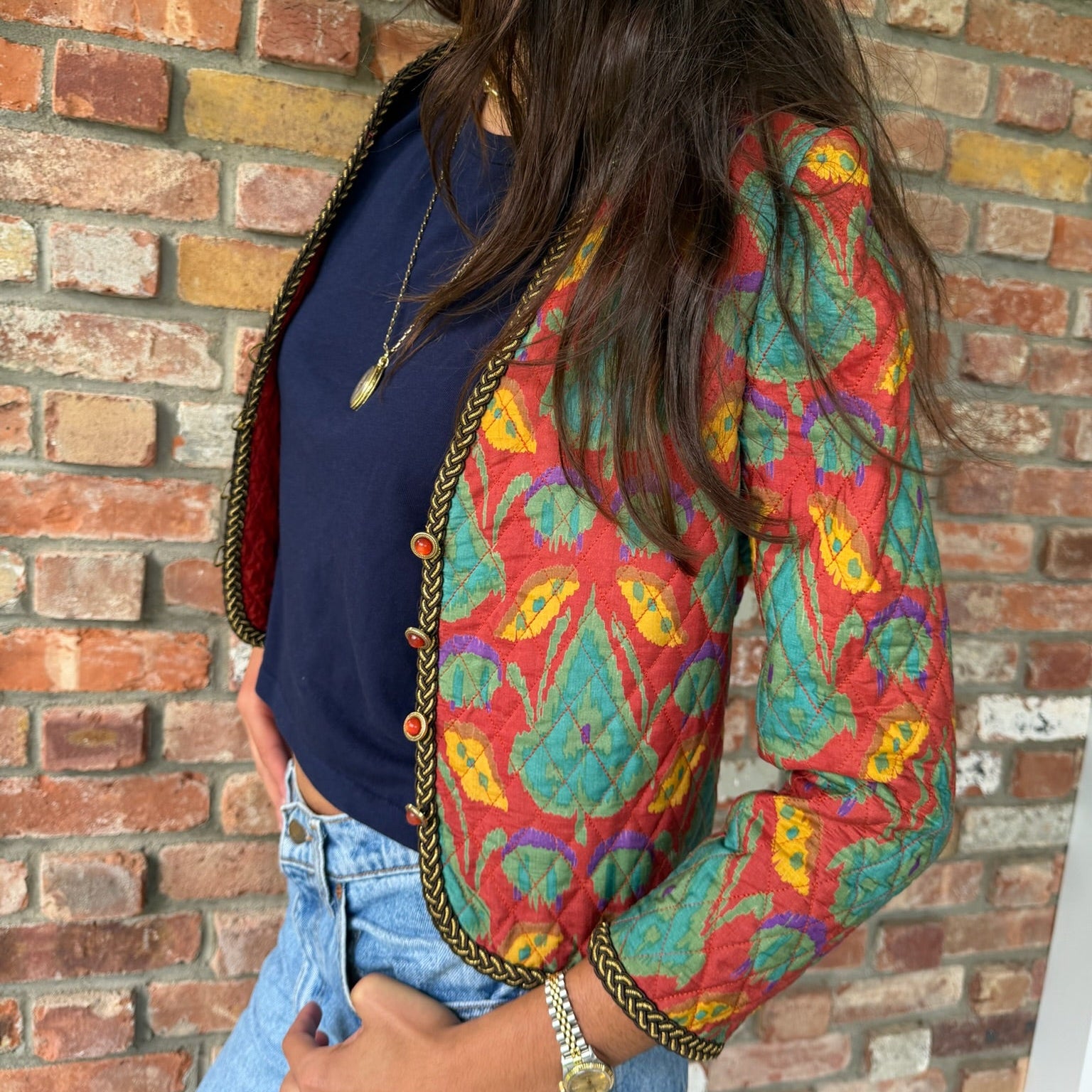 1980s - 90s Yves Saint Laurent Quilted Jacket