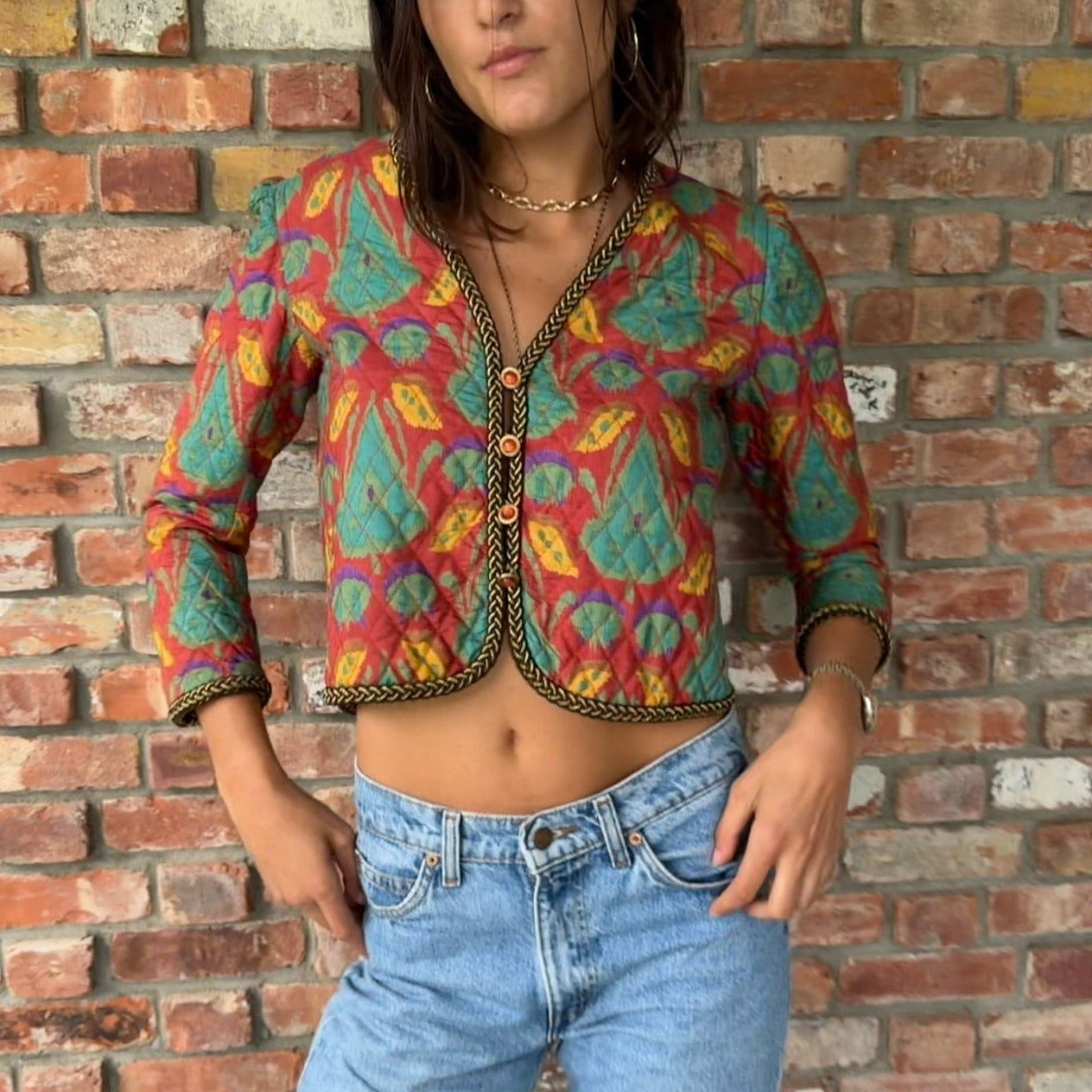 1980s - 90s Yves Saint Laurent Quilted Jacket