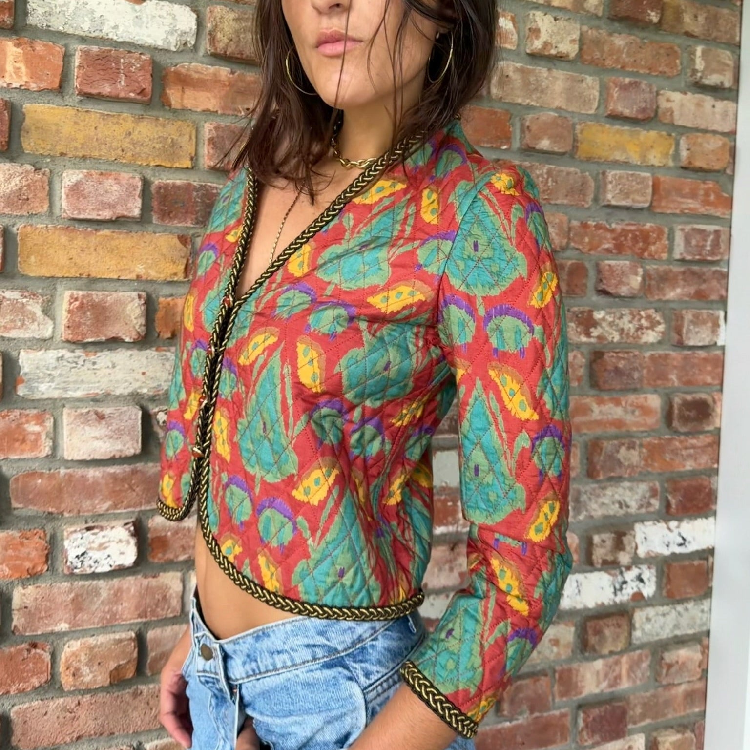 1980s - 90s Yves Saint Laurent Quilted Jacket