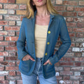 1990s Blue Mesh Blazer