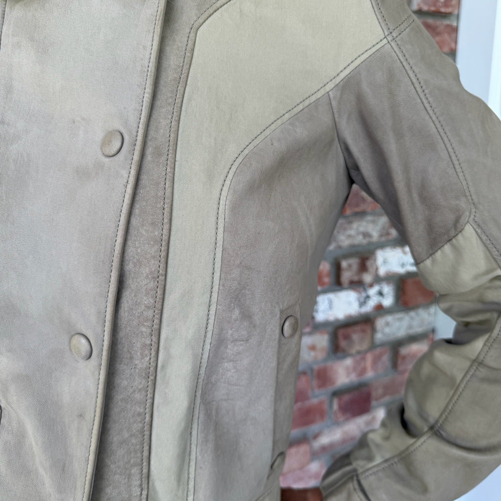Late 1980s - Early 1990s Bottega Veneta Leather Jacket