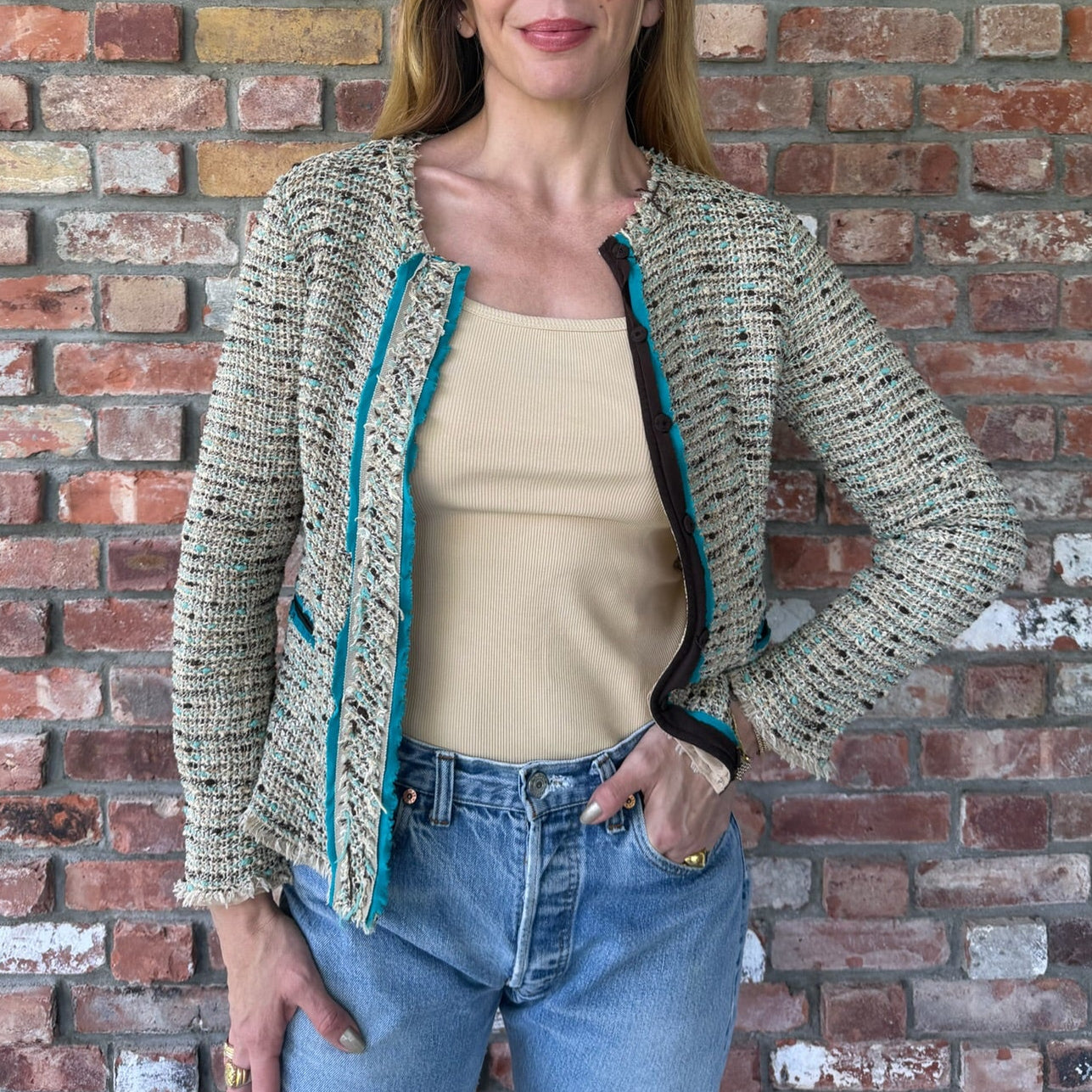 Early 2000s Bouclé Prada Jacket