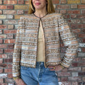 Late 1970s - Early 1980s Peach Beaded Evening Jacket