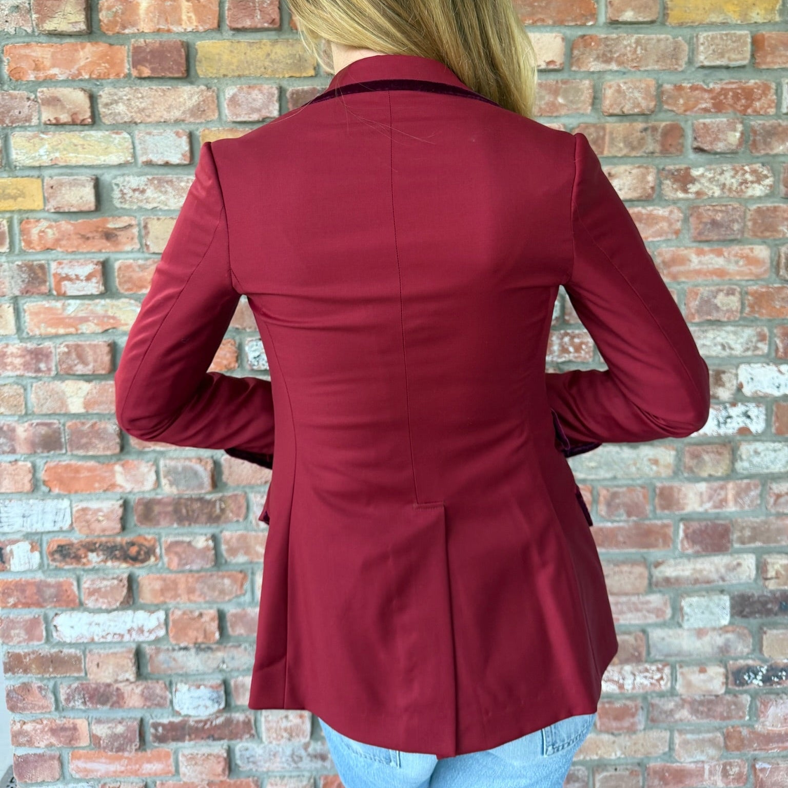 Early 2000s Maroon Blazer