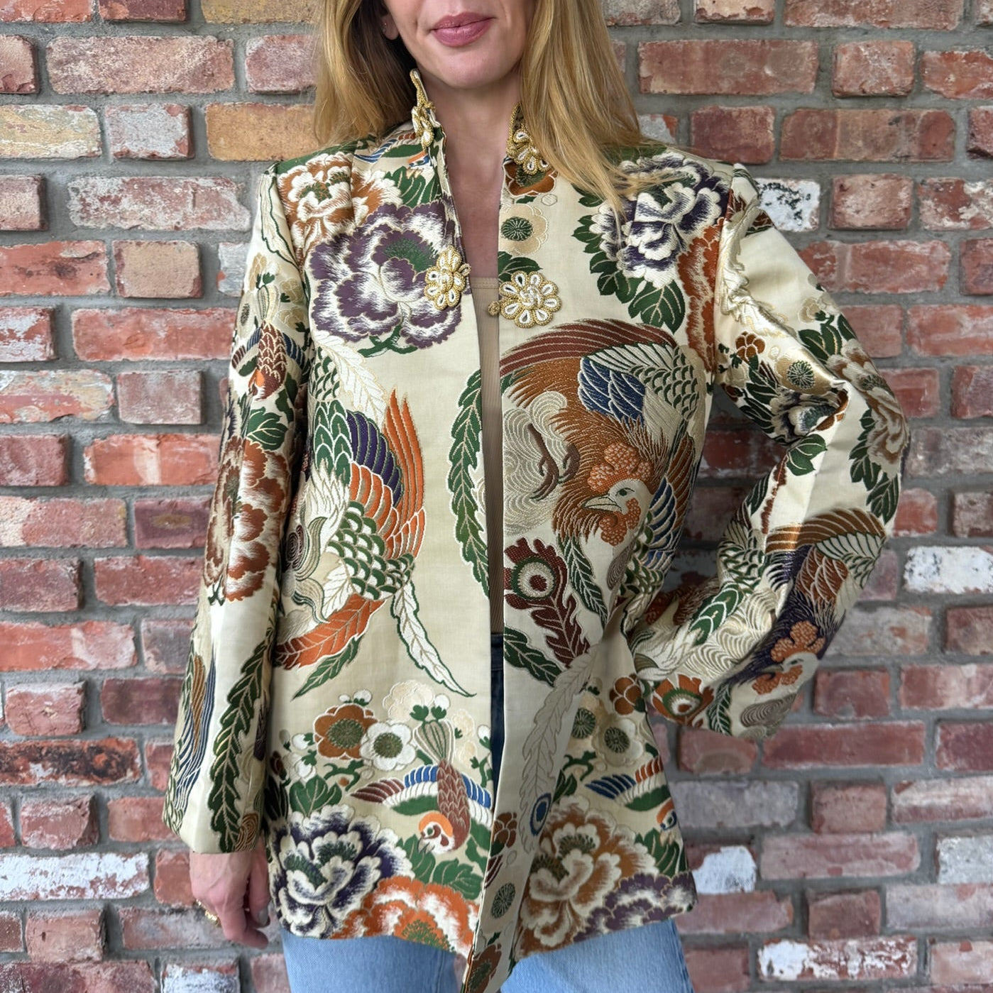 1950s Japanese Silk Brocade Jacket