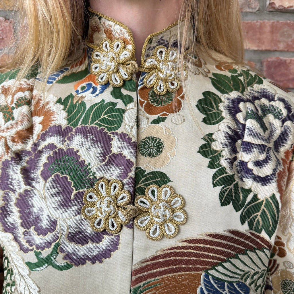 1950s Japanese Silk Brocade Jacket