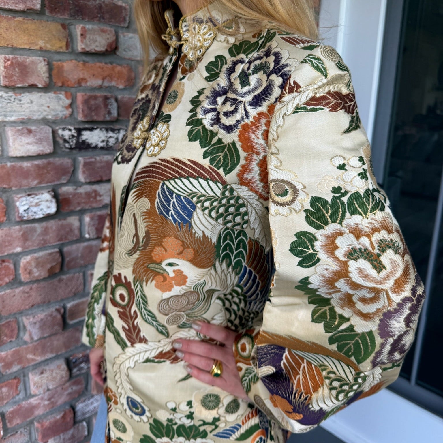 1950s Japanese Silk Brocade Jacket