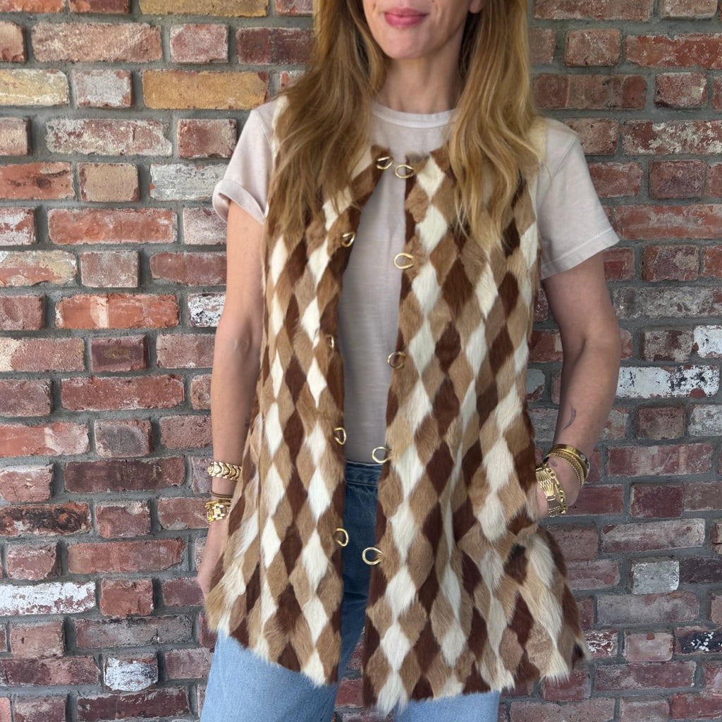 1960s Pony Hair Vest