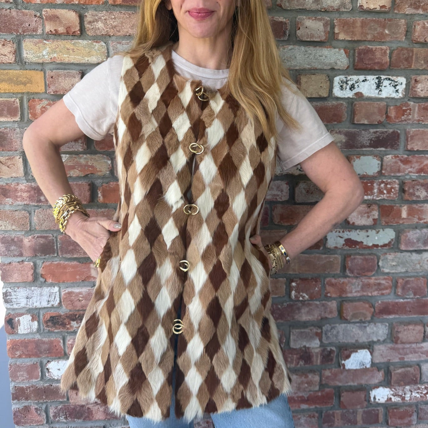 1960s Pony Hair Vest