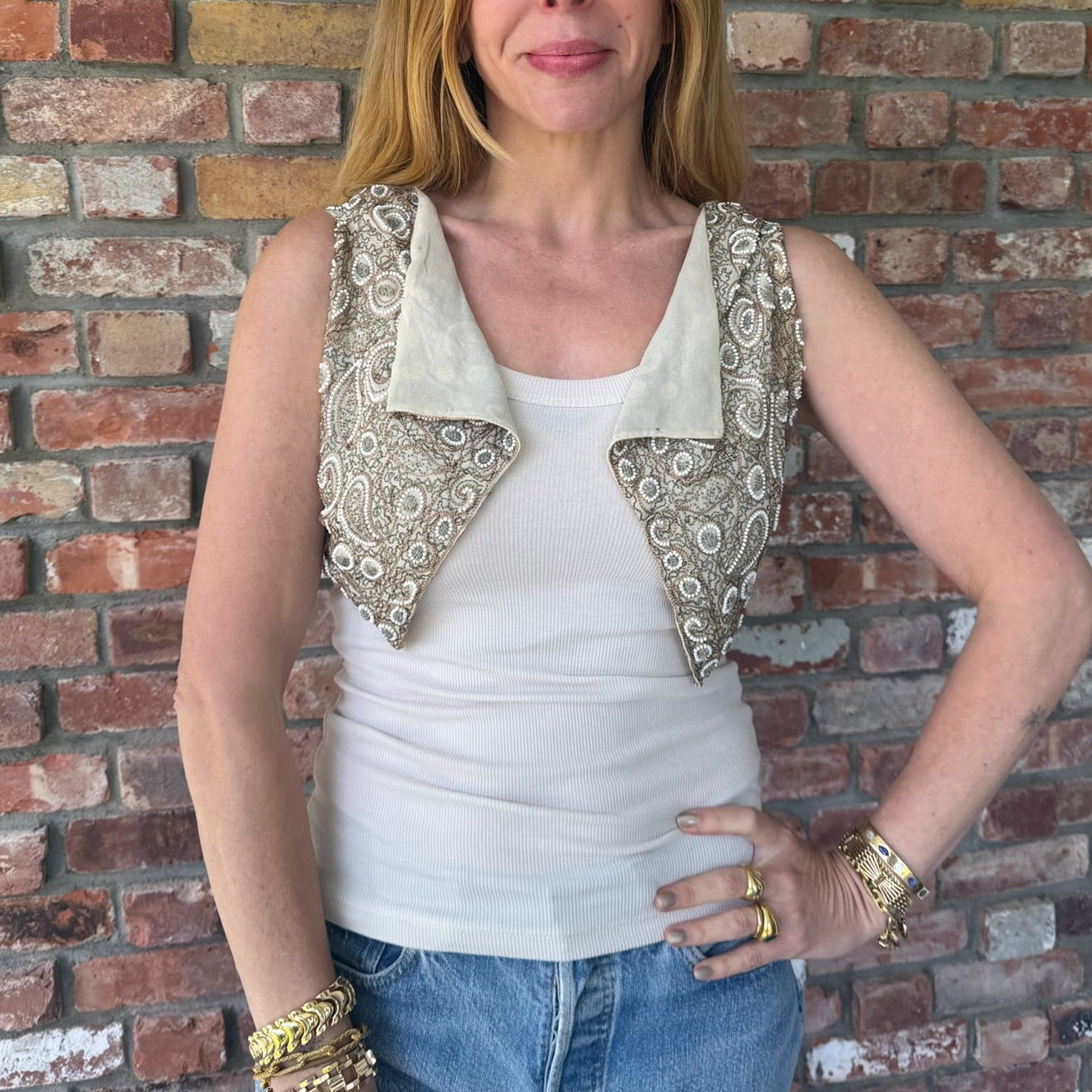 1940s Beaded Bolero