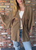 1970s Boho Kimono Bell Sleeve Duster