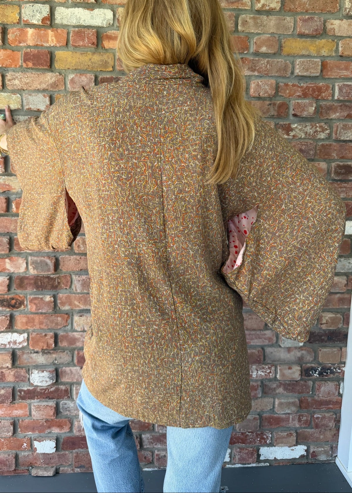 1970s Boho Kimono Bell Sleeve Duster