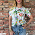 Late 1960s - Early 1970s Gucci Flora Print T-shirt