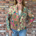 Late 1980s - Early 1990s Valentino Floral Jacket