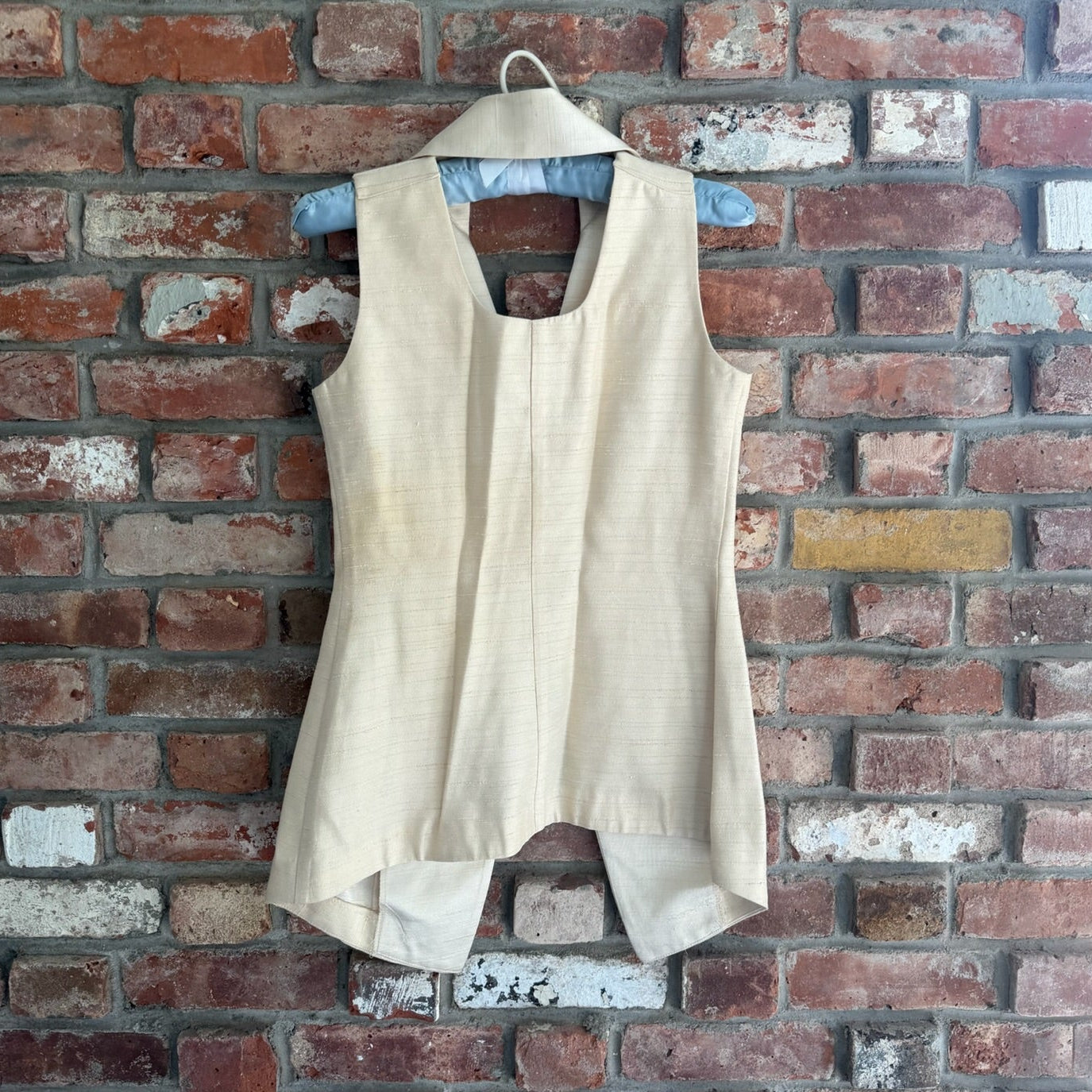 Late 1990s - Early 2000s Ivory Sleeveless Evening Vest