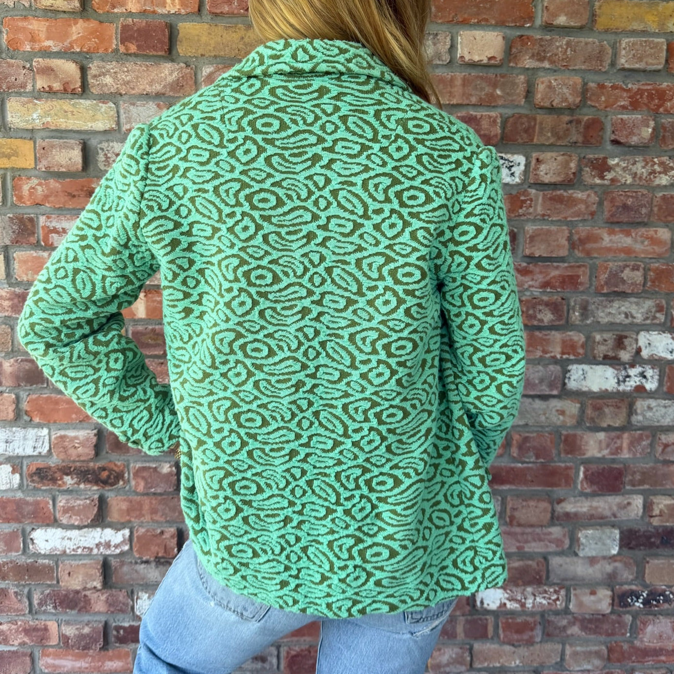 1960s to 1970s Green Tapestry Jacket