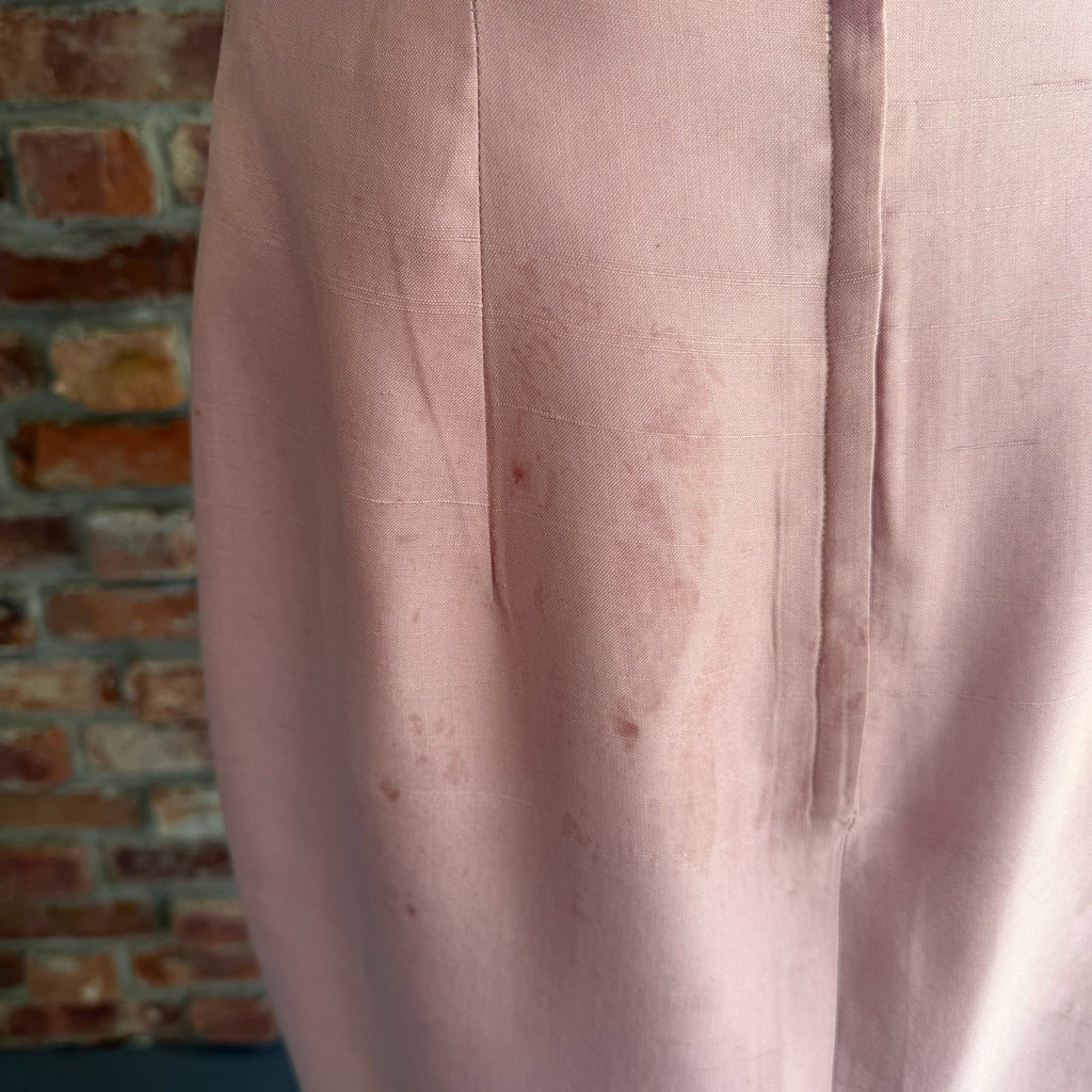 Late 1980s to Early 1990s Light Mauve Dress with Matching Jacket