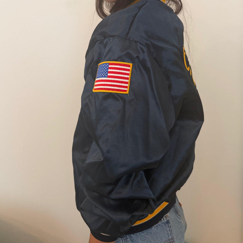 Marianne Bellmore Post 948 Navy Varsity Jacket