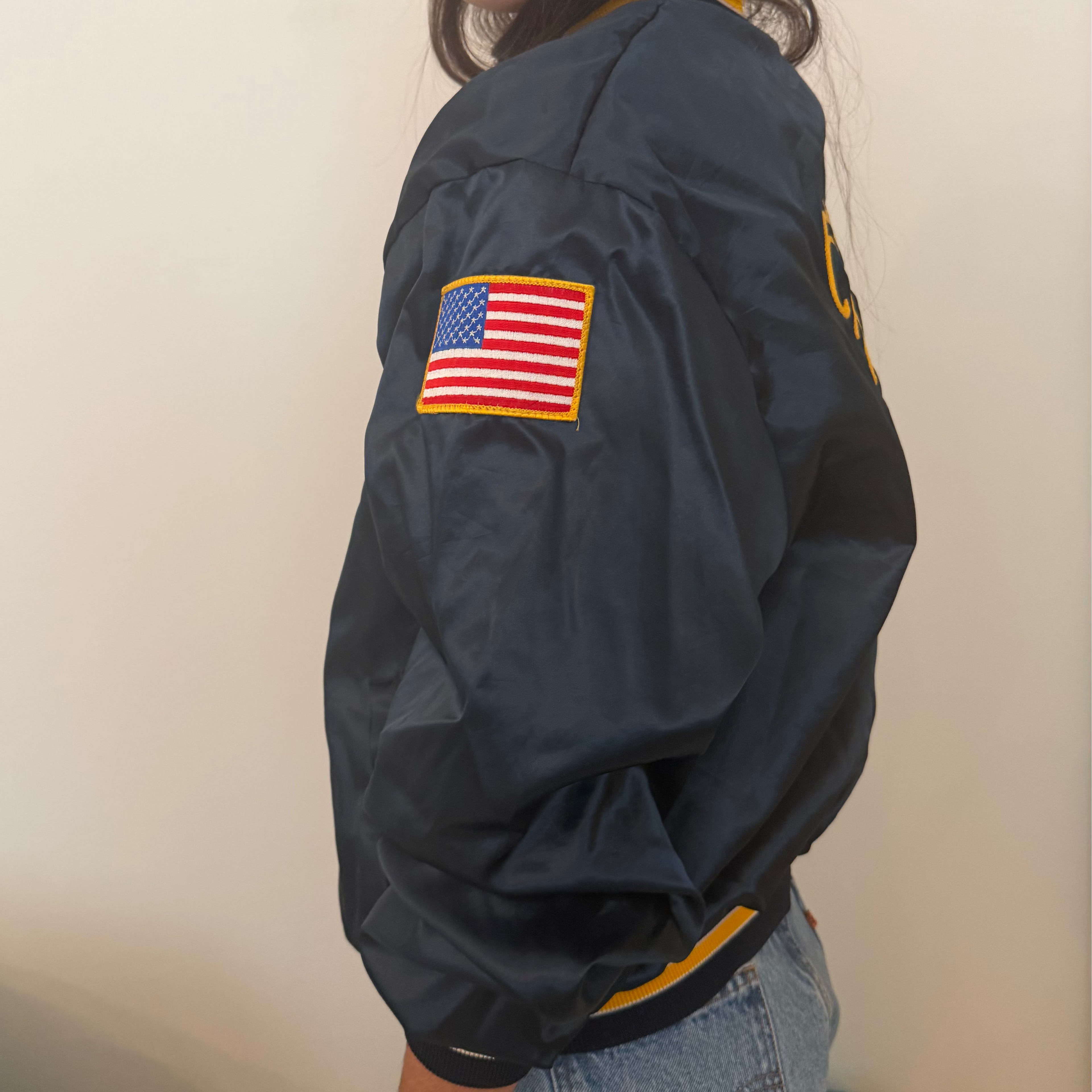 Marianne Bellmore Post 948 Navy Varsity Jacket