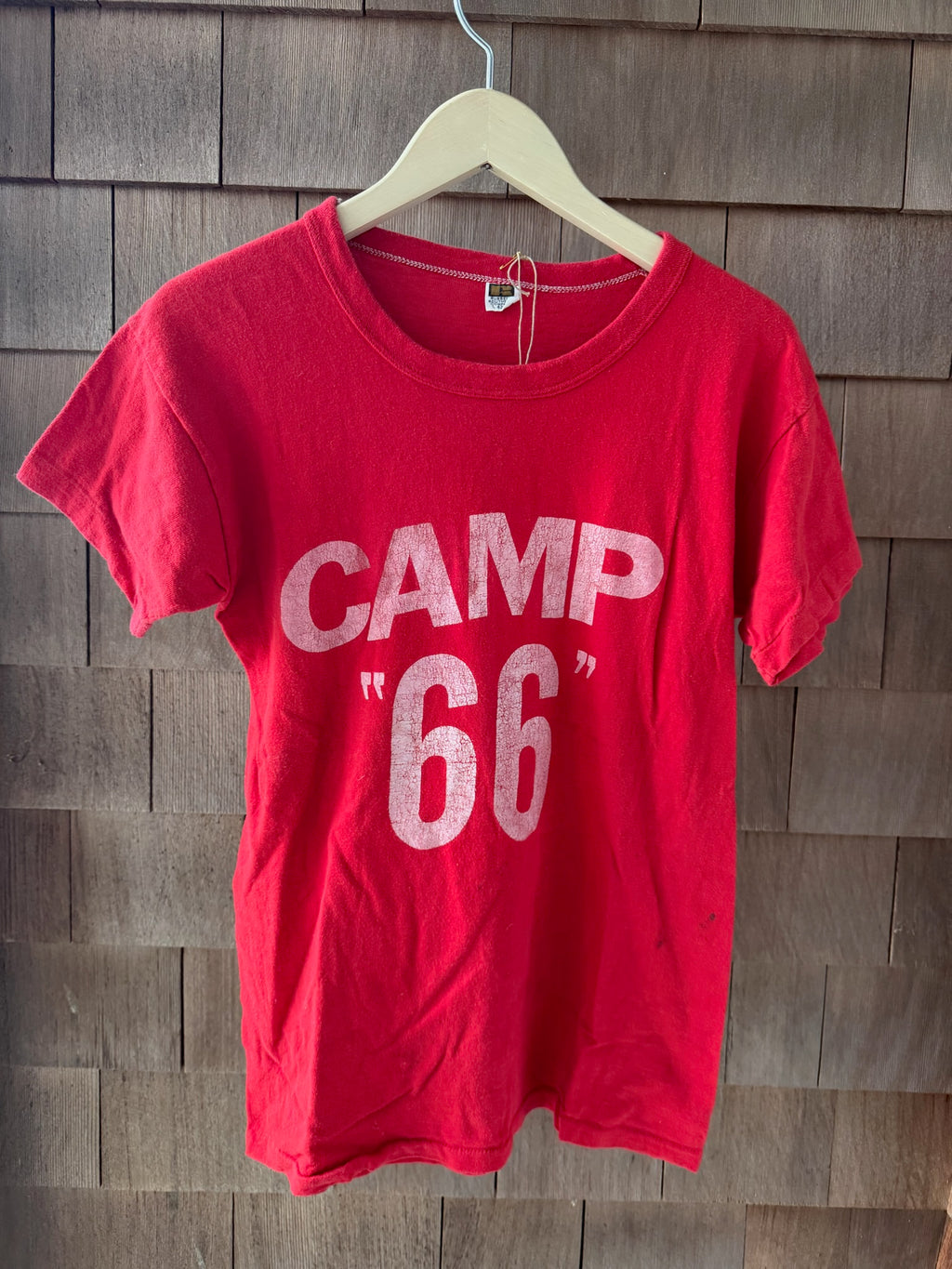 1960s "Camp 66" Red T-Shirt