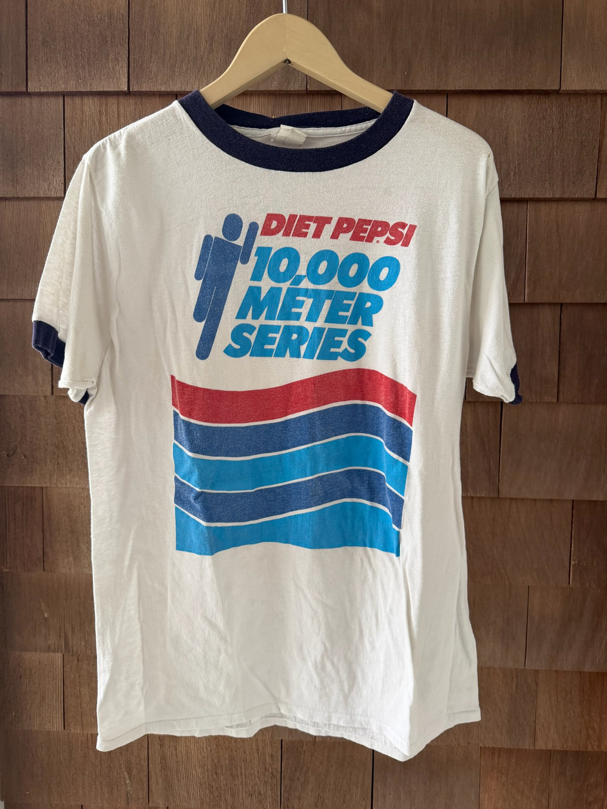 1970s - 1980s Diet Pepsi 1000 Meter Series Ringer T-Shirt