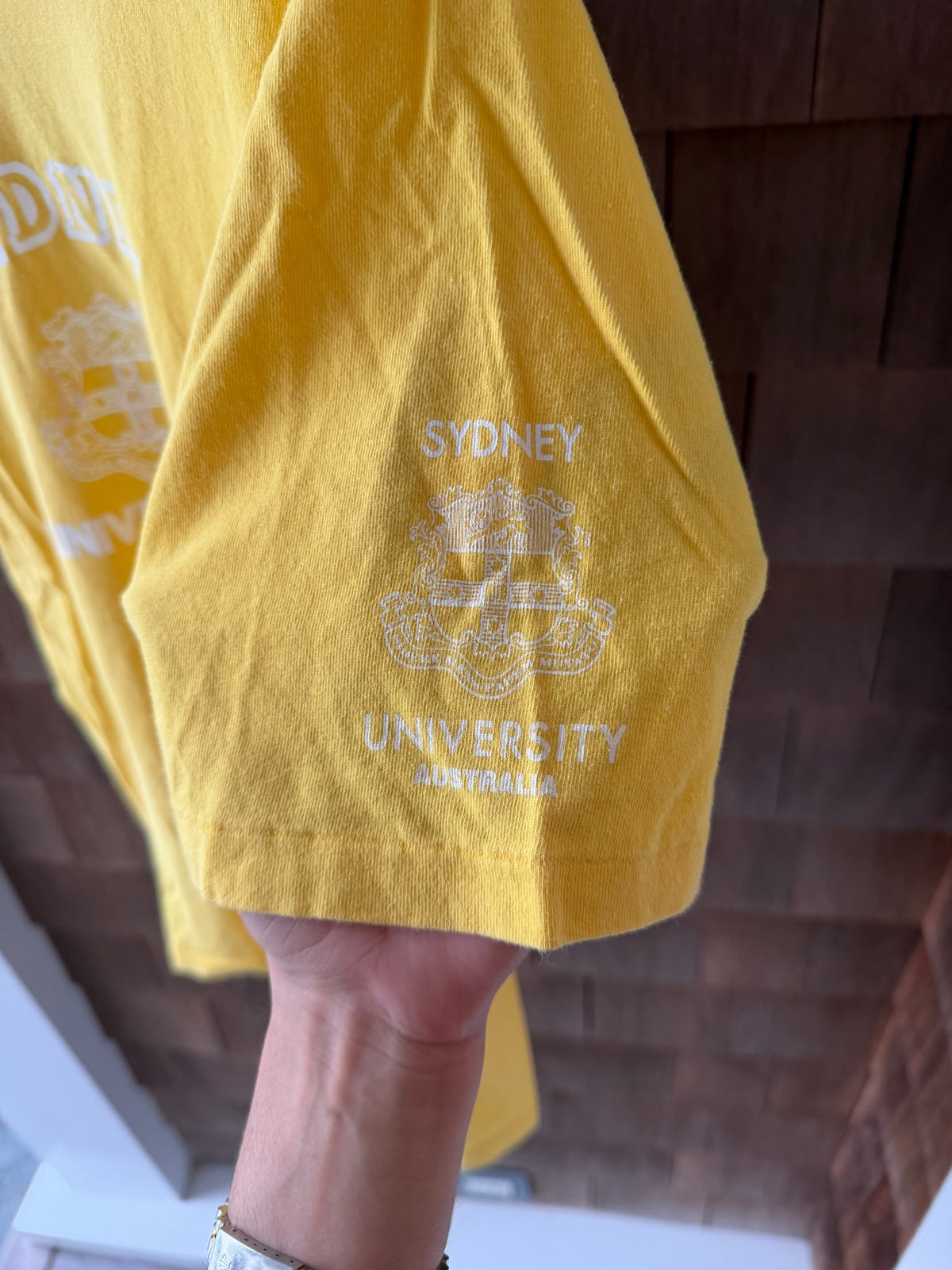 1980s University of Sydney Australia Yellow T-Shirt