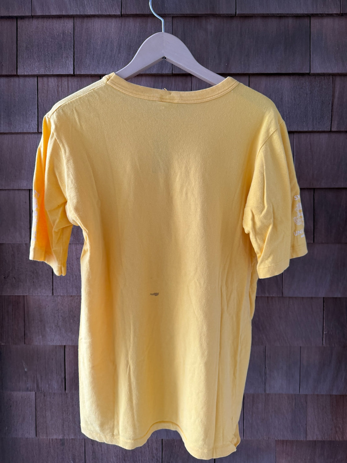 1980s University of Sydney Australia Yellow T-Shirt