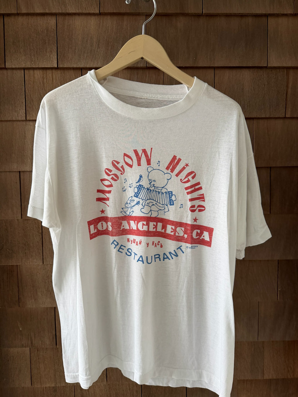 1980s Moscow Nights Los Angeles Restaurant T-Shirt