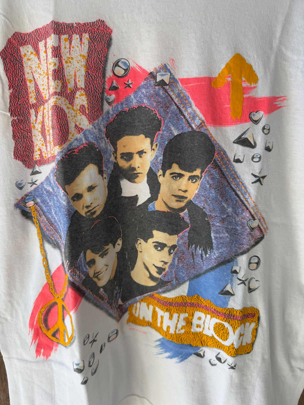 1991 New Kids on the Block UK Tour Concert Tee