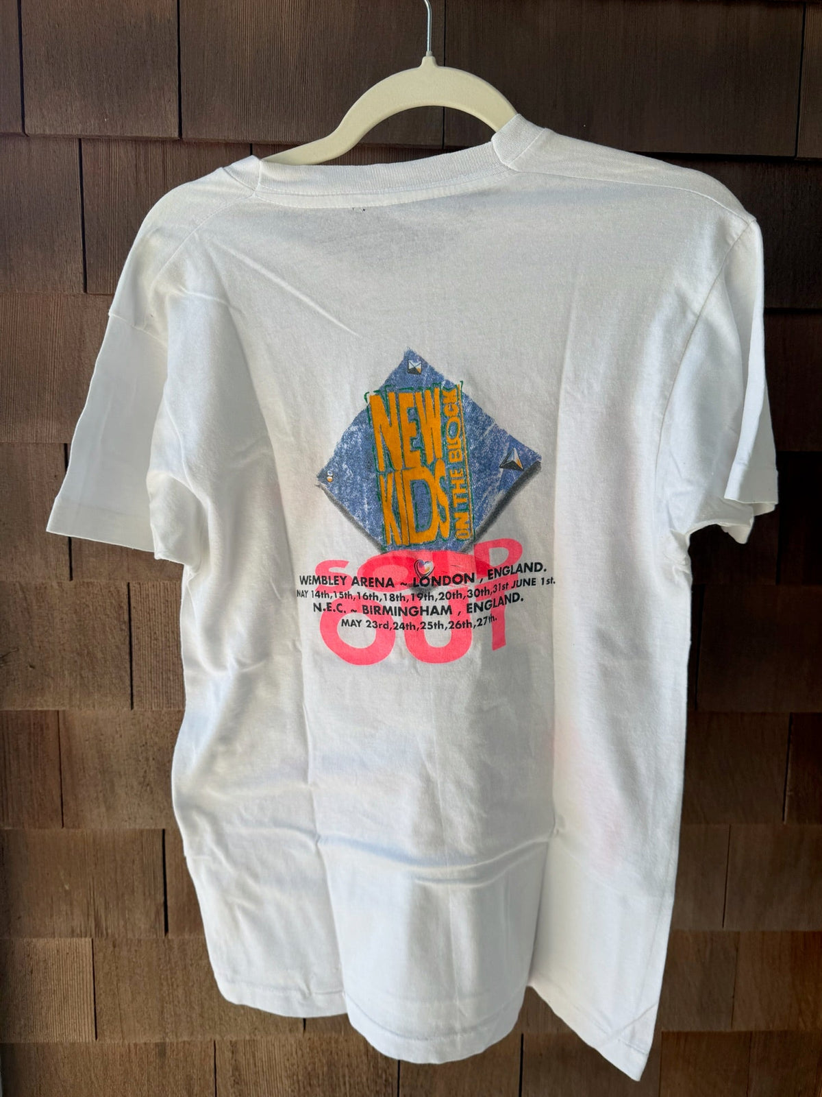 1991 New Kids on the Block UK Tour Concert Tee