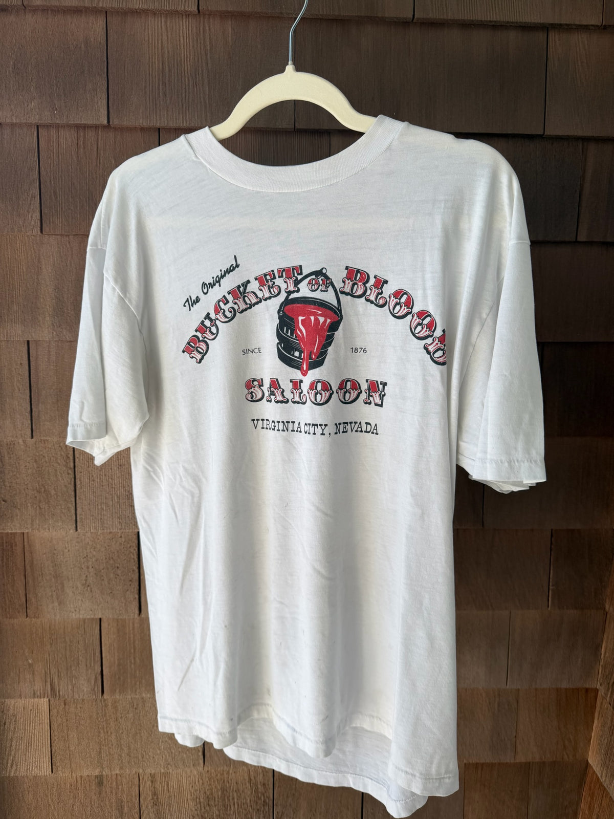 1980s "Bucket of Blood Saloon" Tee
