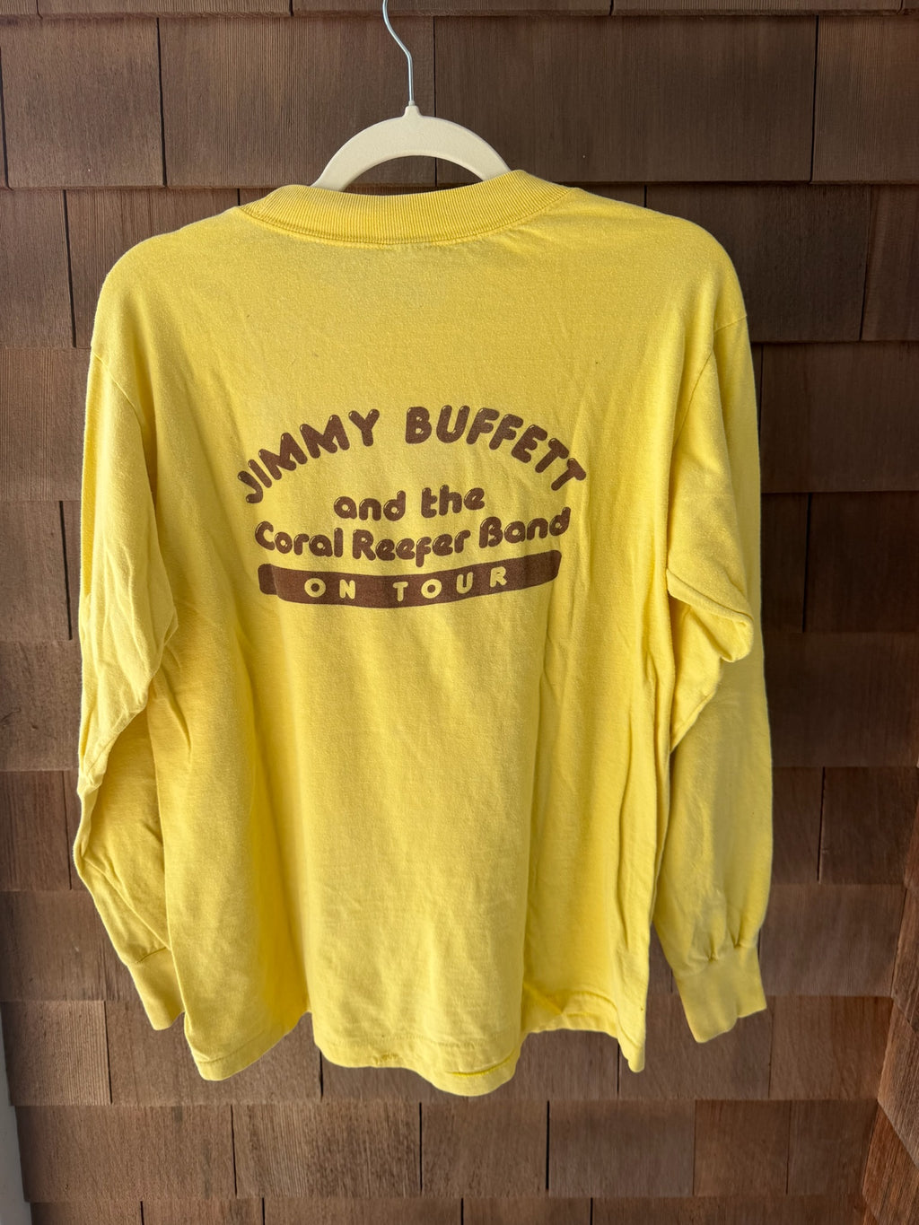 1981 Jimmy Buffett Coconut Telegraph Tour Long Sleeve Tee