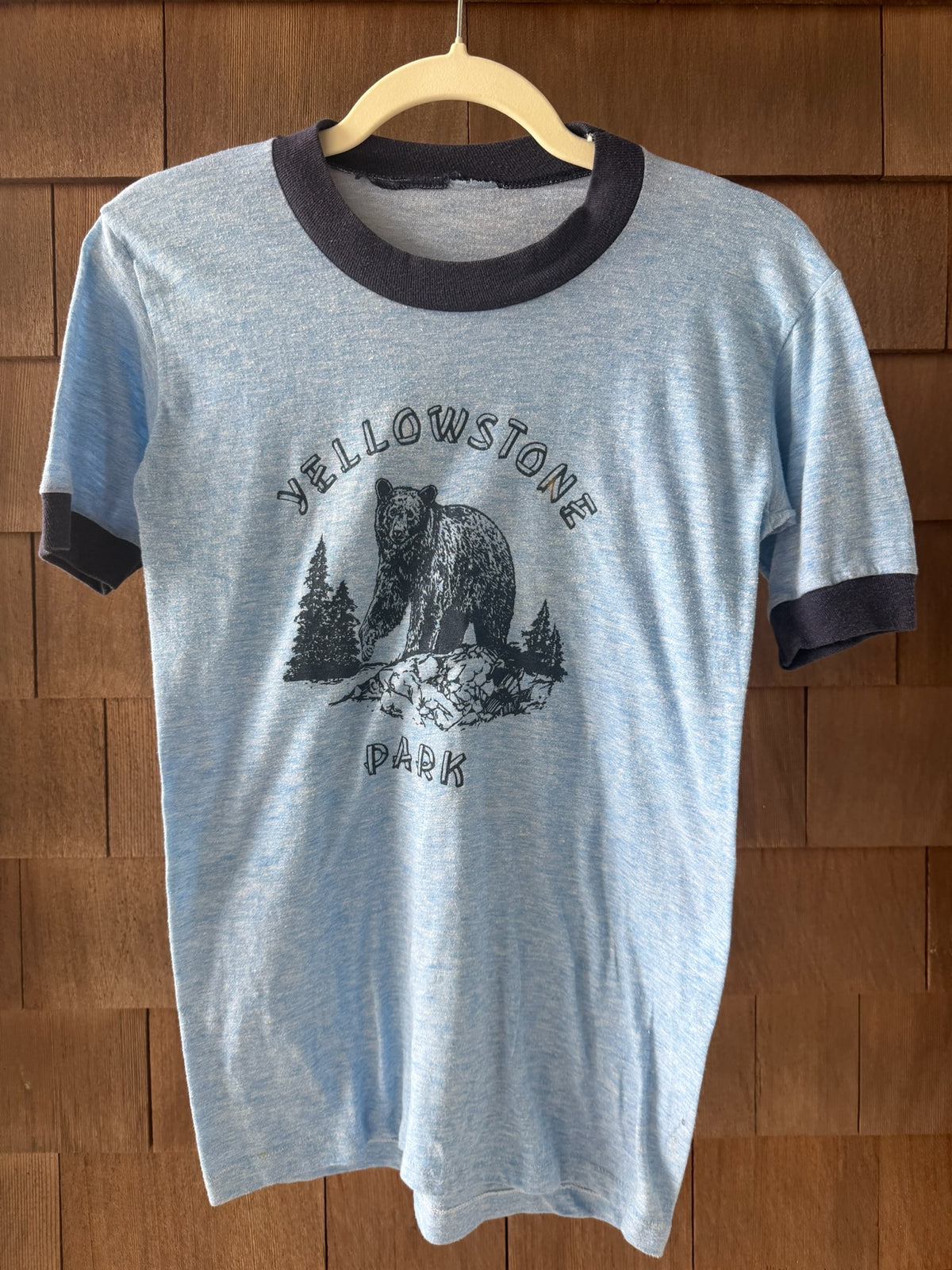 1970s Yellowstone National Park Bear Ringer Tee