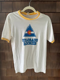Colorado Rockies Yellow Ringer Tee