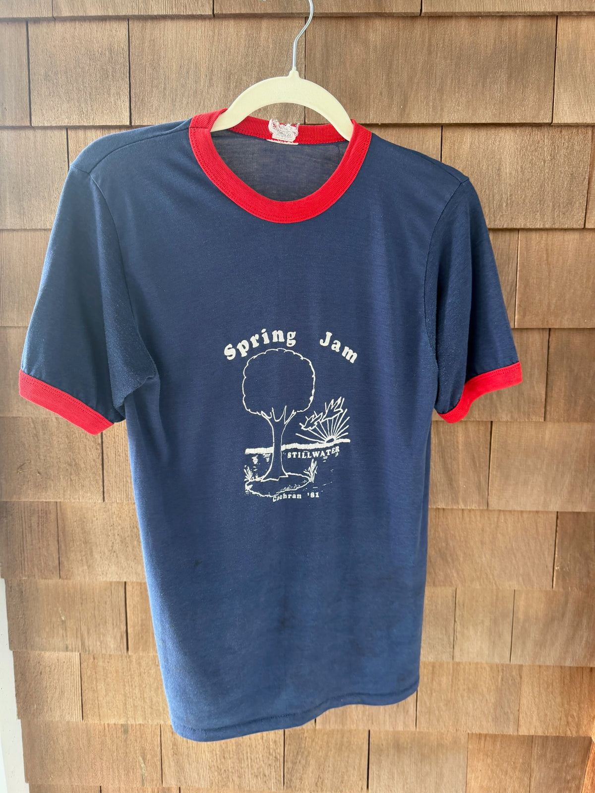 1981 Spring Jam Stillwater Ringer Tee