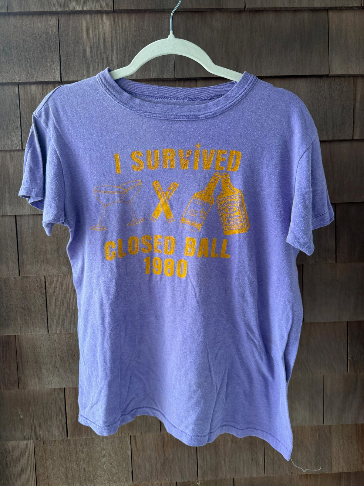 "I Survived Closed Ball" 1980 Tee