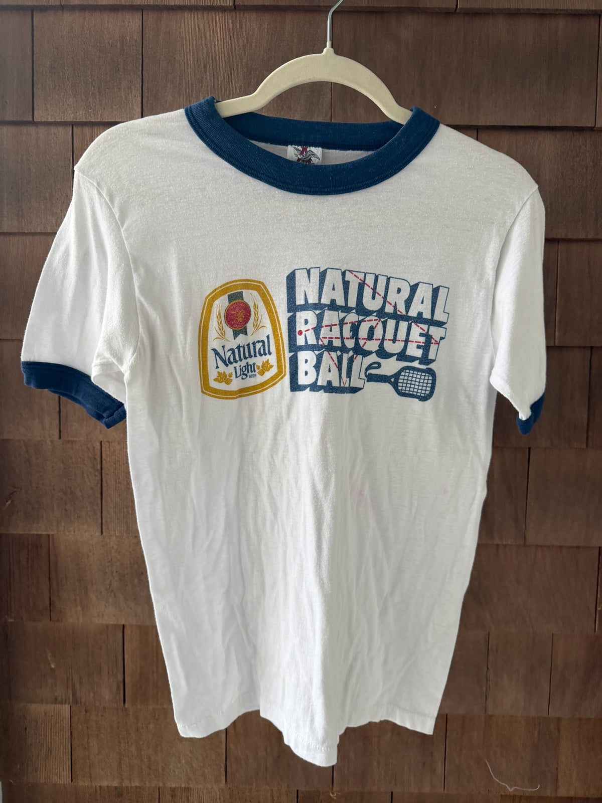 1970s Natty Light Racquet Ball Ringer Tee