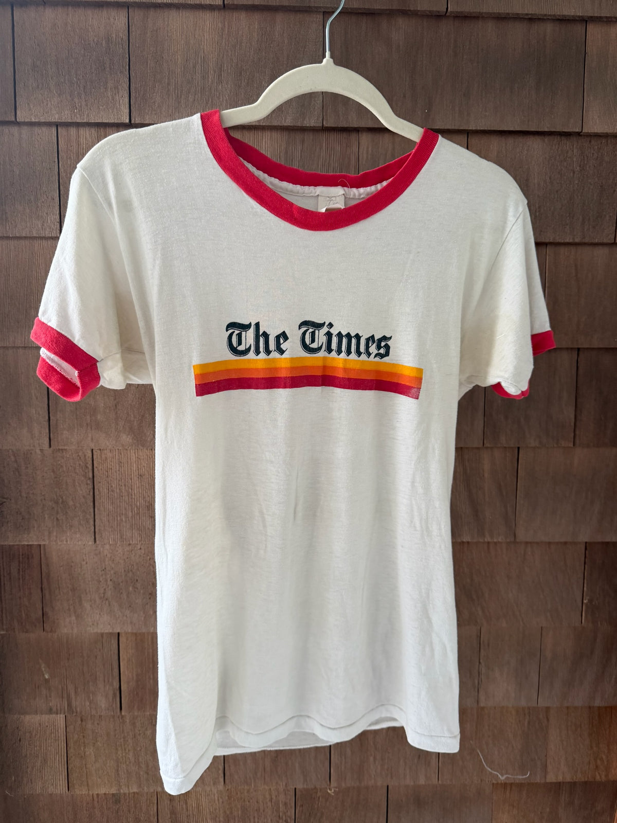 1970s "The Times" Ringer Tee