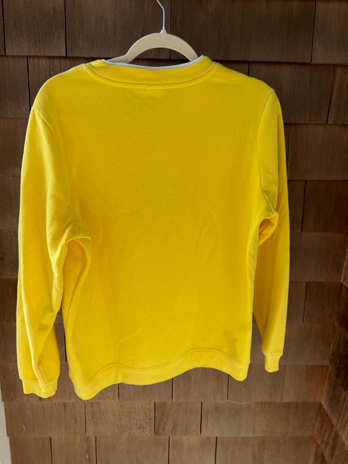 1970s Double Neckline Flower Crewneck