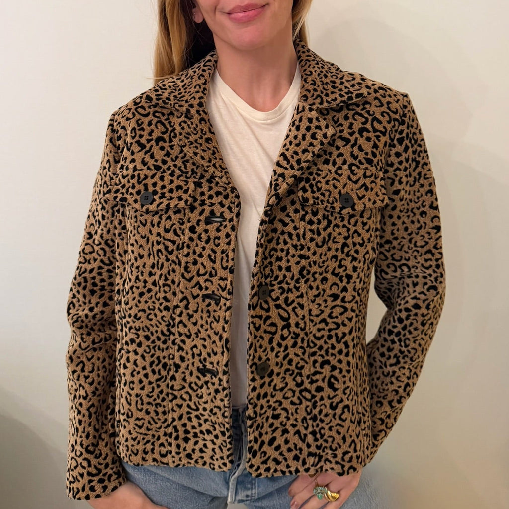 1990s Leopard Print Jacket