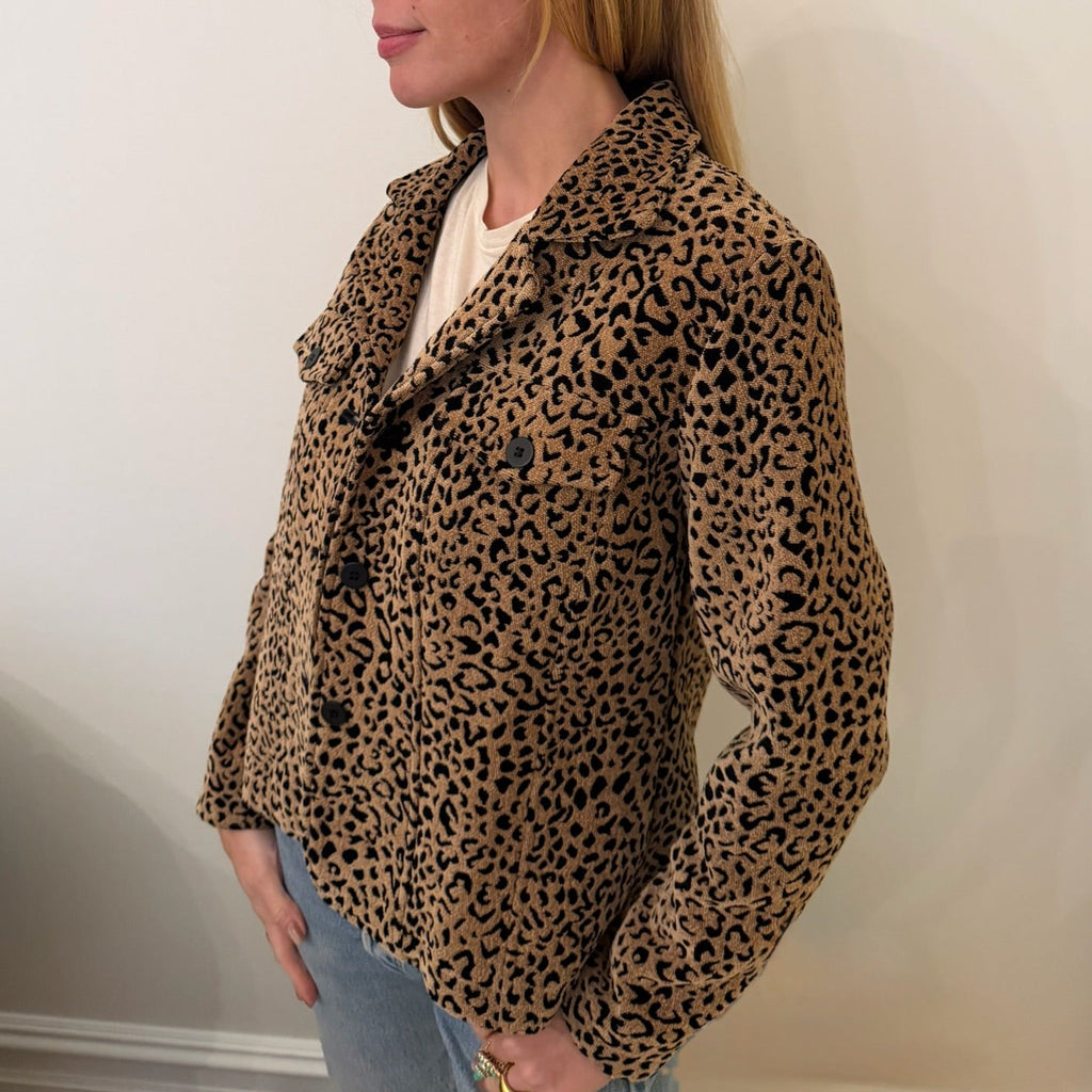 1990s Leopard Print Jacket