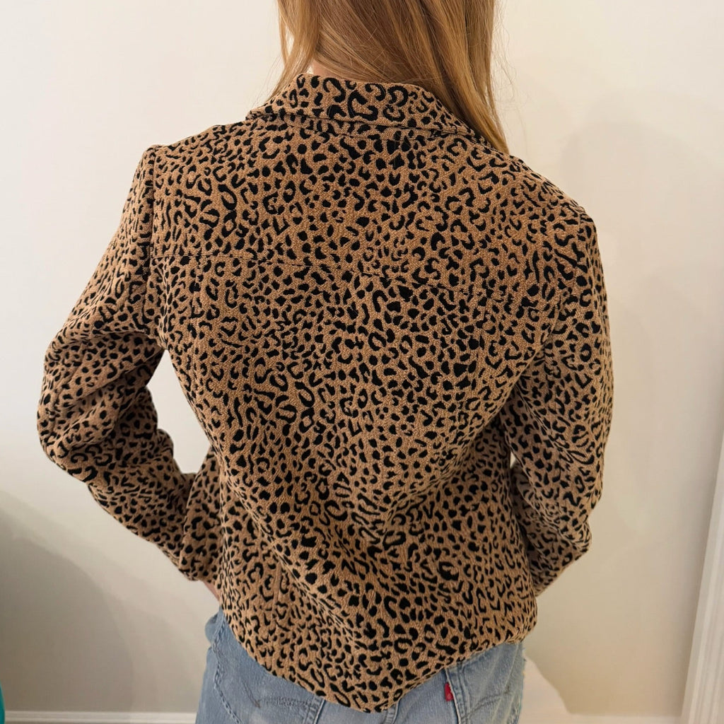 1990s Leopard Print Jacket