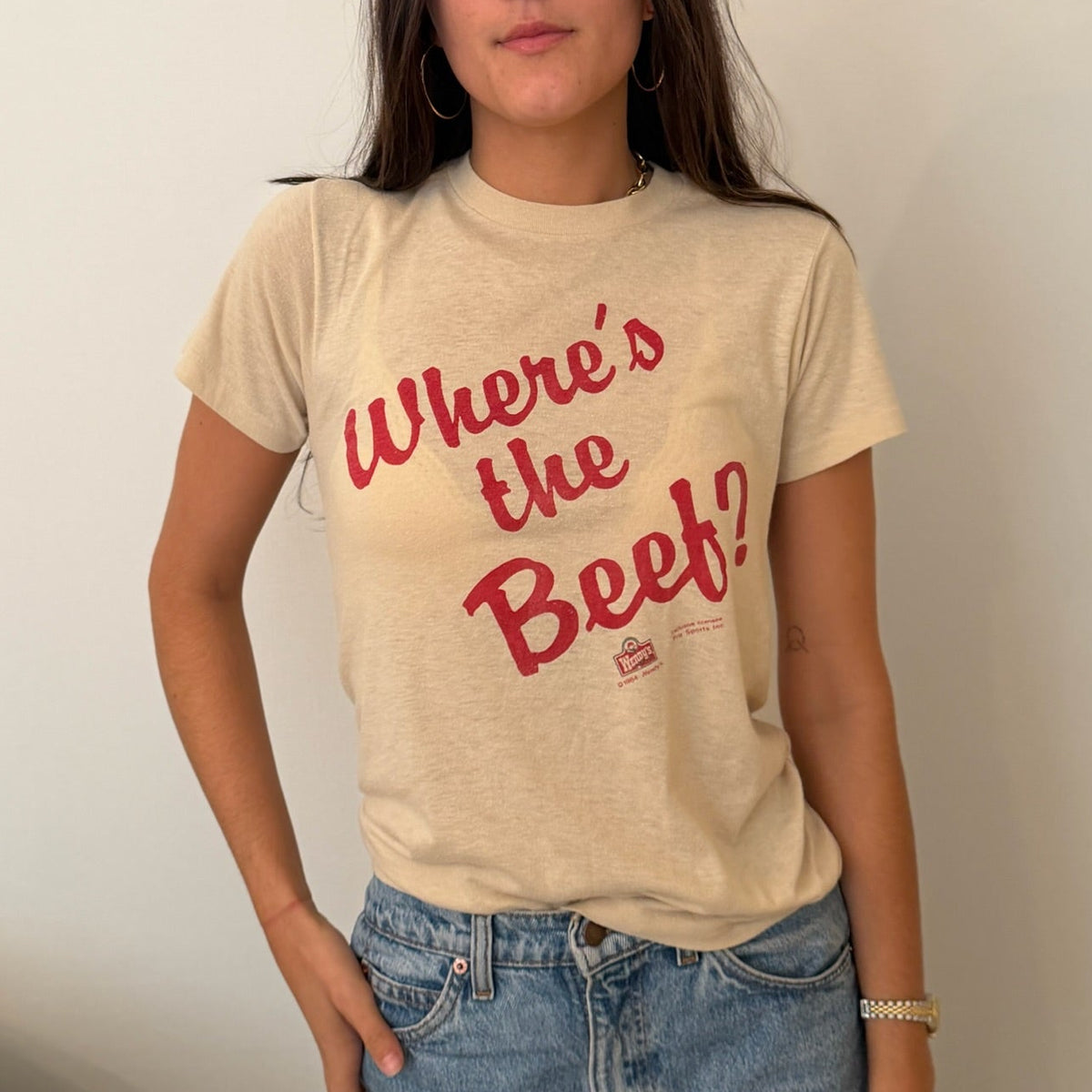 1984 "Where’s the Beef?" Wendy’s Tee