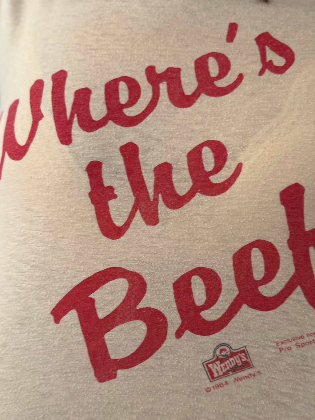 1984 "Where’s the Beef?" Wendy’s Tee